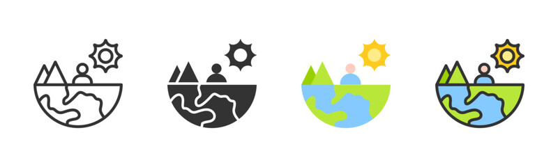 Environment Icon Pack In Multiple Styles