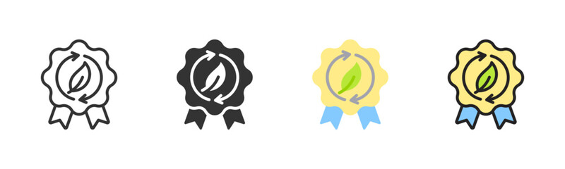 Sustainable Practices Icon Pack In Multiple Styles