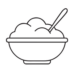 Thanksgiving Line Icons Cozy Fall