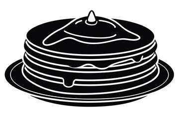 pancakes vector art