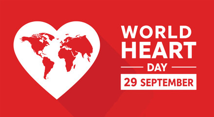 World Heart Day Global Health Awareness.