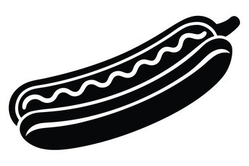 hot dog vector art
