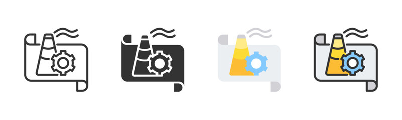 Industrial Design Icon Pack In Multiple Styles