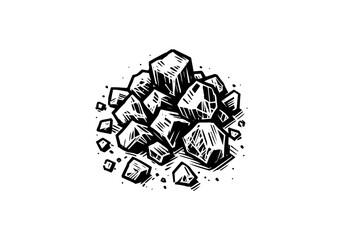 Salt hand drawn sketch vector illustration