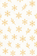 Phone Case design seamless background with snowflakes