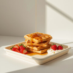 pancakes with berries