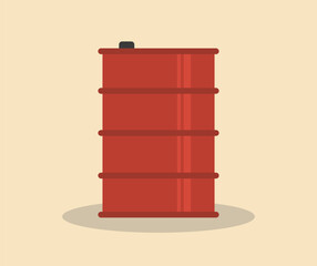 oil barrel icon concept design