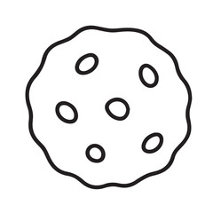 Dessert Line Icons Cozy Illustration