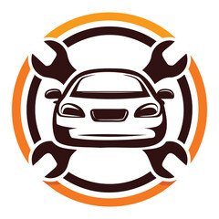 Automotive Repair Logo – Car Service & Maintenance Emblem Design