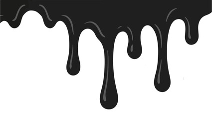 Dripping black ink Vector Design, paint, blood, drop, splash, vector, design, art, illustration, shape, drops