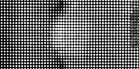 Abstract monochrome pattern of circular dots