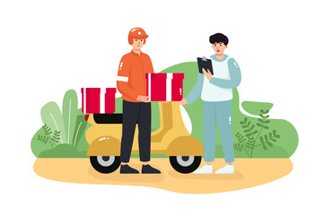Illustration Food Delivery