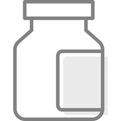 Pill Bottle Outline