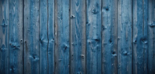 Obraz premium Faded Blue Wood Texture Abstract Rustic Minimalist Background with Denim Tones