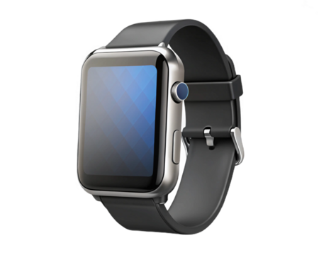 digital watch isolated on white background 