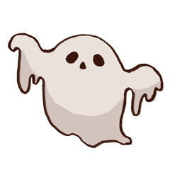 かわいいおばけのイラスト