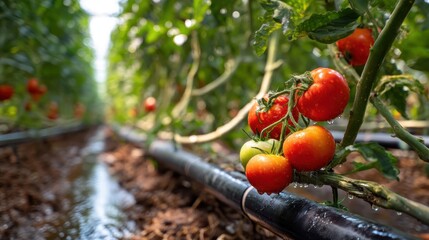 Smart Drip Irrigation in Tomato Farm