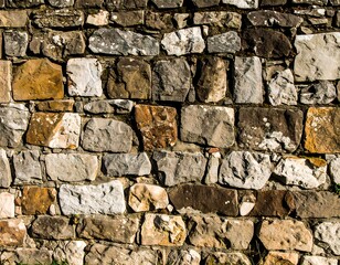 Fototapeta premium Close-up view of a stone wall (1)