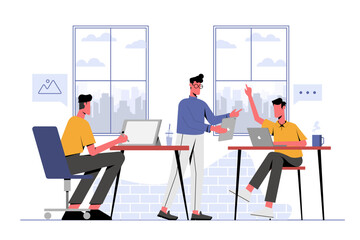 Startup Set Illustration 