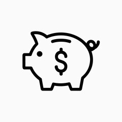 piggy bank icon