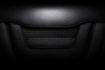 Dark leather and carbon fiber texture