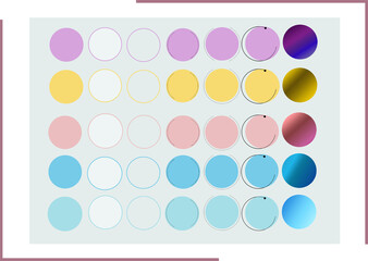 使いやすい丸型あしらいセット