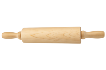 Wooden rolling pin for baking and dough preparation in home kitchen essentials collection