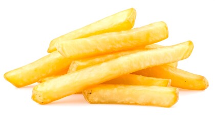 Golden French Fries Pile