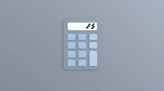 Calculator App Icon Design. - Powered by Adobe
