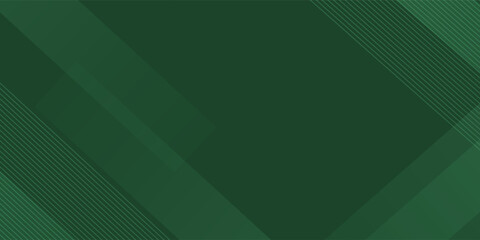 Fototapeta premium Rectangle shapes geometric green. Dark green bakground. Modern and simple abstract lines. Vector illustration.