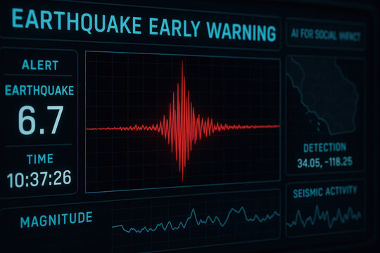 Earthquake early warning system uses ai for social impact by detecting seismic activity and providing alerts to reduce damage and save lives