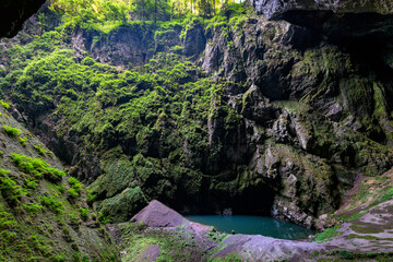 The Macocha Abyss is more than 138.5 meters deep and is the largest sinkhole of its kind&mdash;a 'light hole'&mdash;in the Czech Republic and Central Europe.