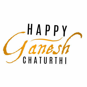 Design vector Happy Ganesh Chaturthi Festive Celebration