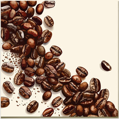 coffee, bean, brown, beans, roasted, drink, caffeine, cafe, espresso, food, dark, aroma, macro, beverage, black, coffee beans, seed, breakfast, coffee bean, isolated, ingredient, white, texture, roast