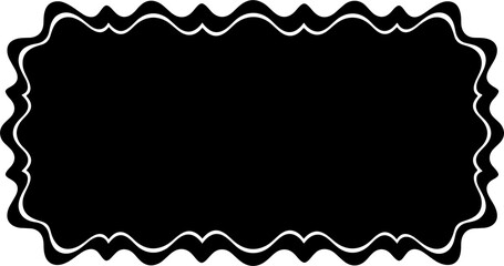 black and white frame with copy space