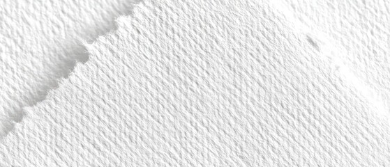 Close-up of a white textured fabric with visible weave