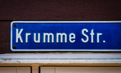 Obraz premium Krumme Straße