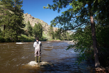 fishing in the river colorado