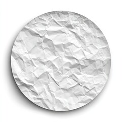 Crumpled white circular paper (1)