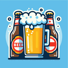beer sticker icon