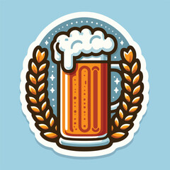 beer sticker icon