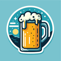 beer sticker icon