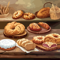 food, sweet, cake, dessert, baked, bread, snack, pastry, breakfast, cookie, cookies, white, delicious, chocolate, homemade, bakery, meal, cream, plate, brown, tasty, baking, sugar, isolated, bun