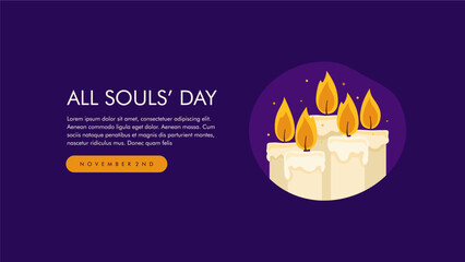 vector all souls day background template