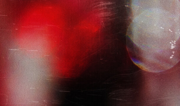 black and red light effect leak flash noise grain texture abstract blur gradient dark retro background banner wallpaper