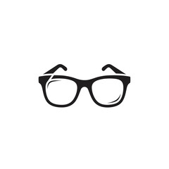 Fototapeta premium Stylish black glasses illustration design