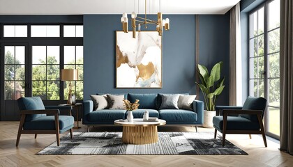 Stylish modern living room