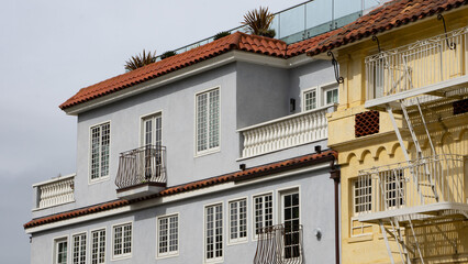 old houses in the old town of tallinn