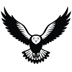 Adobe IllustStunning close-up of a snowy owl gliding low over an icy tundra, eyes locked on viewer, pale winter sun. raptor Artwork Etching illustration of an angry Great Horned Owl
