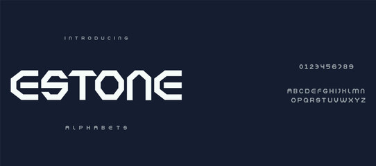 Estone Modern minimal creative alphabet small letter logo design
